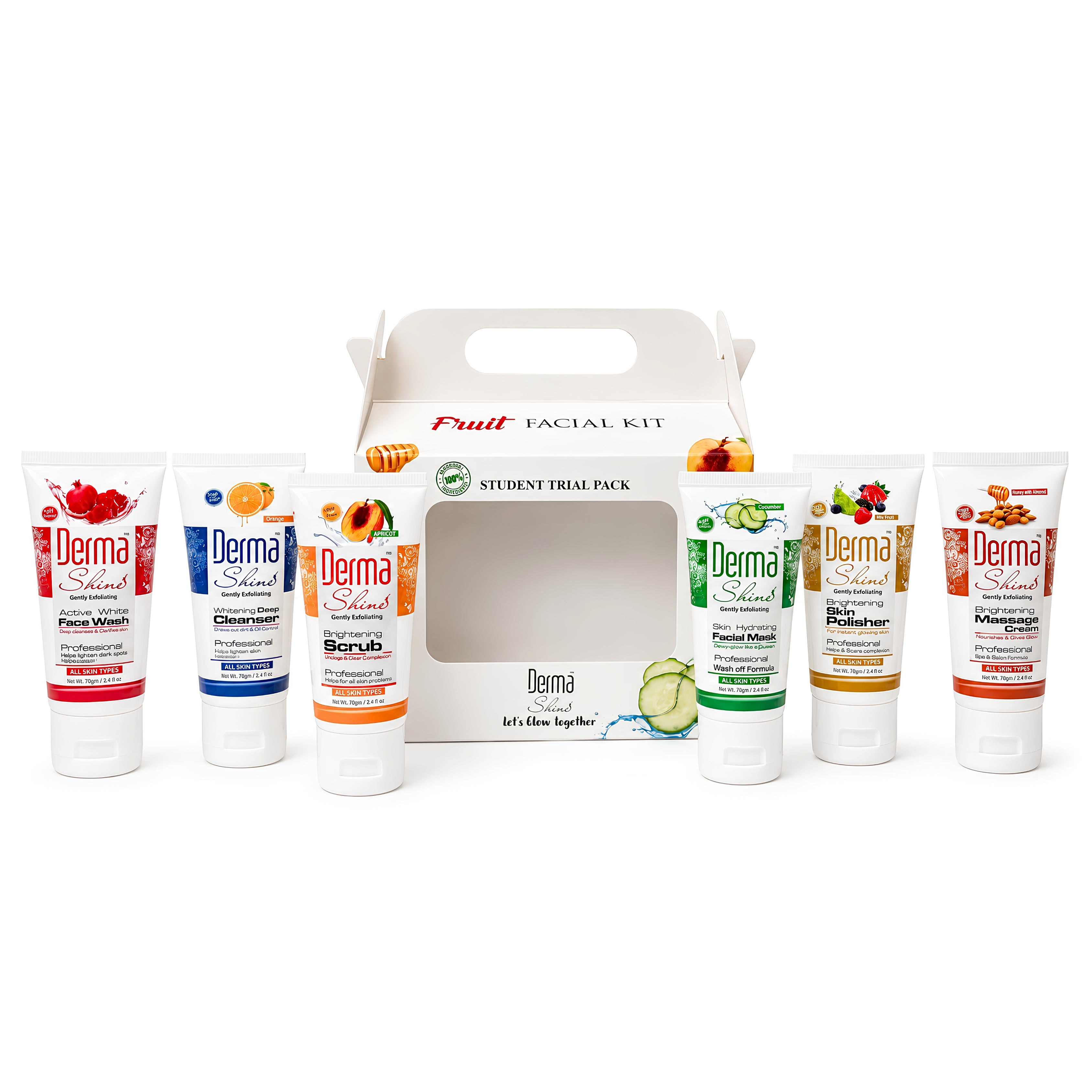 Derma Shine Mini Fruit Facial Kit 70g