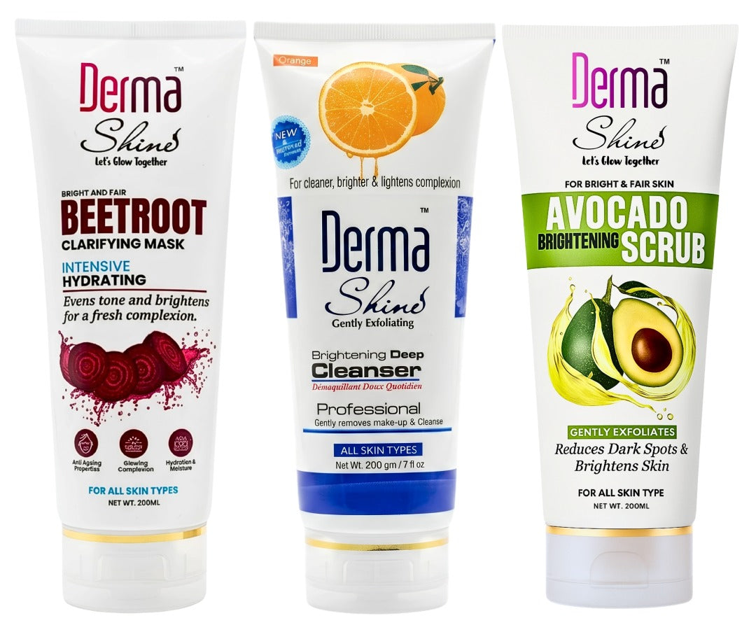 Derma Shine Brightening & Detox Trio Box - Lipcara