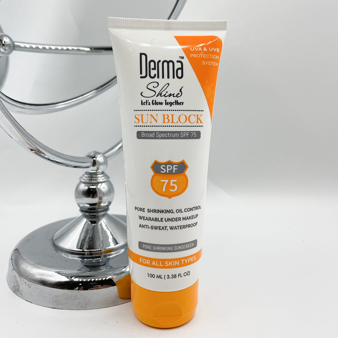 Derma Shine Sunblock SPF 75 100ml - Lipcara
