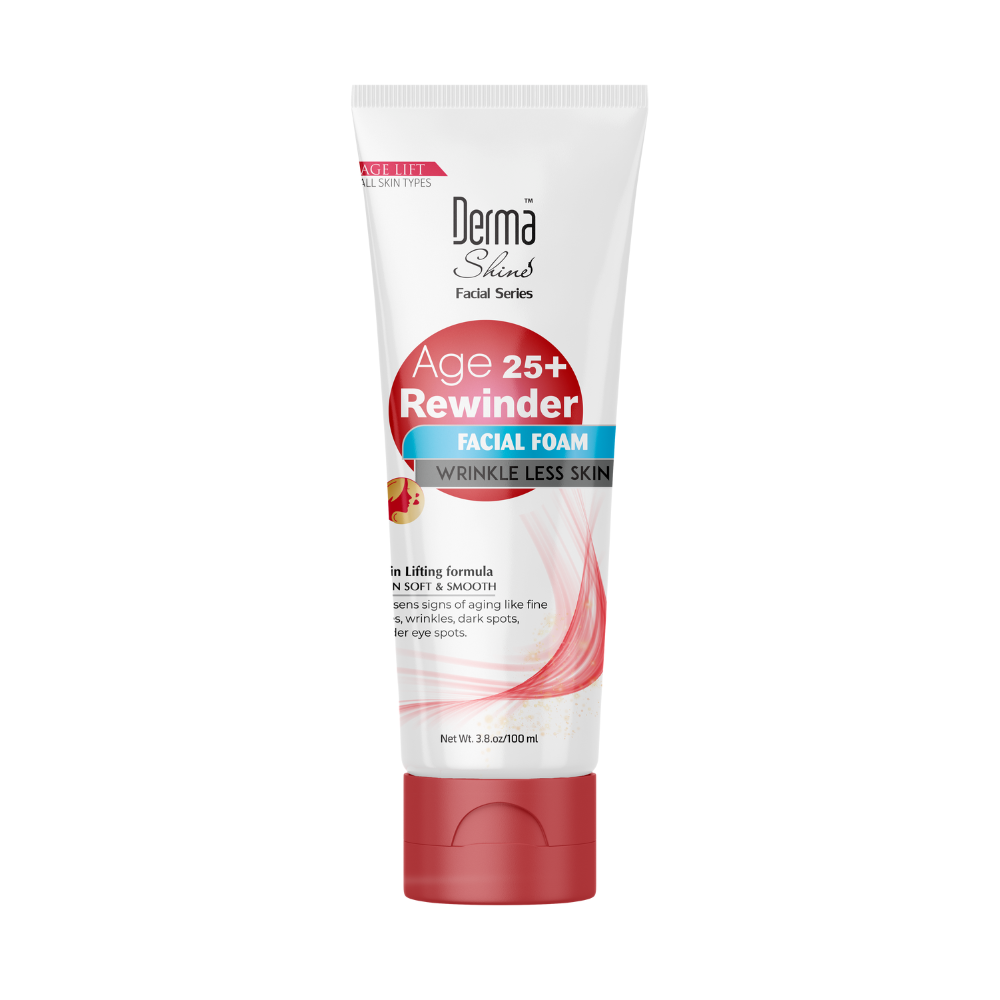 Derma Shine Age Rewinder 25+ Facial Foam - Lipcara