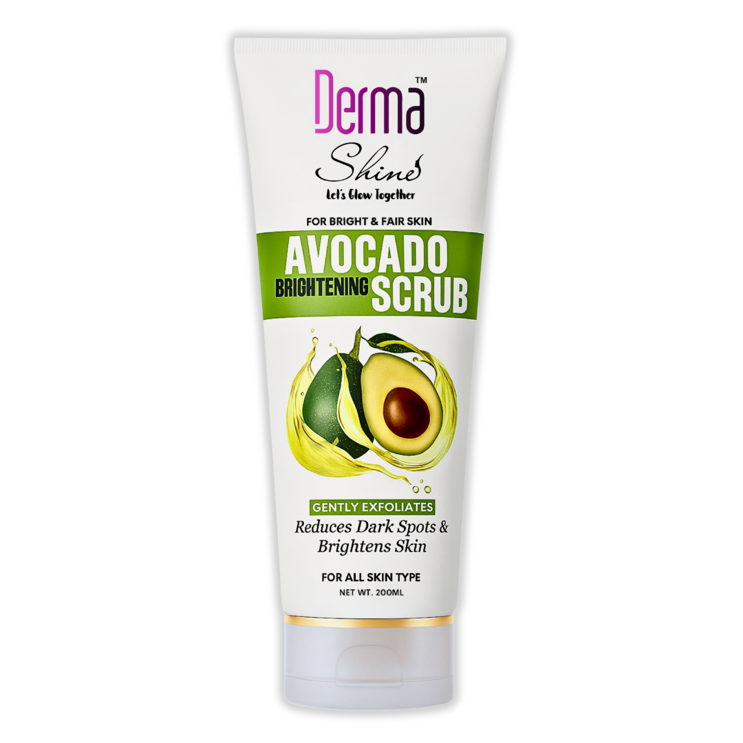 Derma Shine Avocado Brightening Scrub - Lipcara