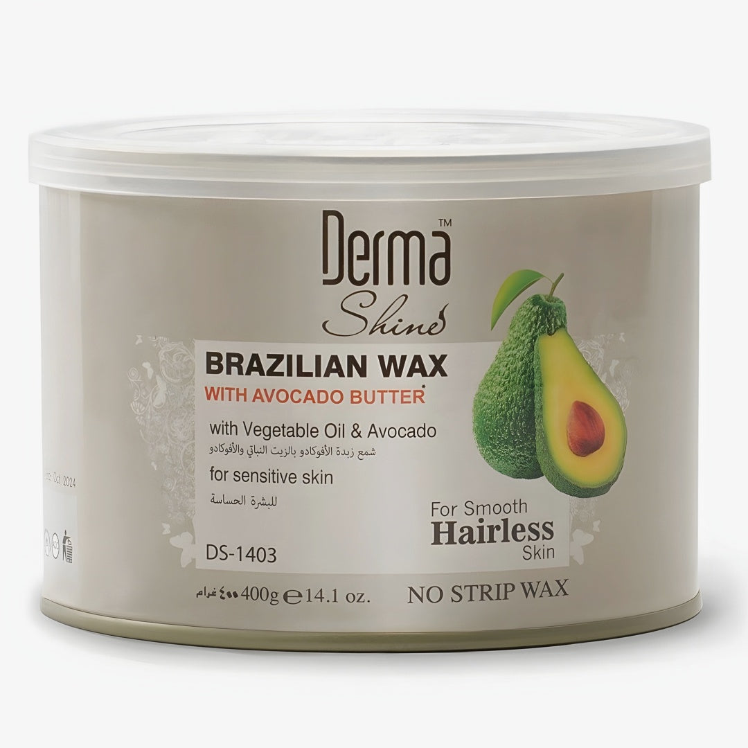Derma Shine Brazilian Wax With Avocado Butter - 400 G - Lipcara