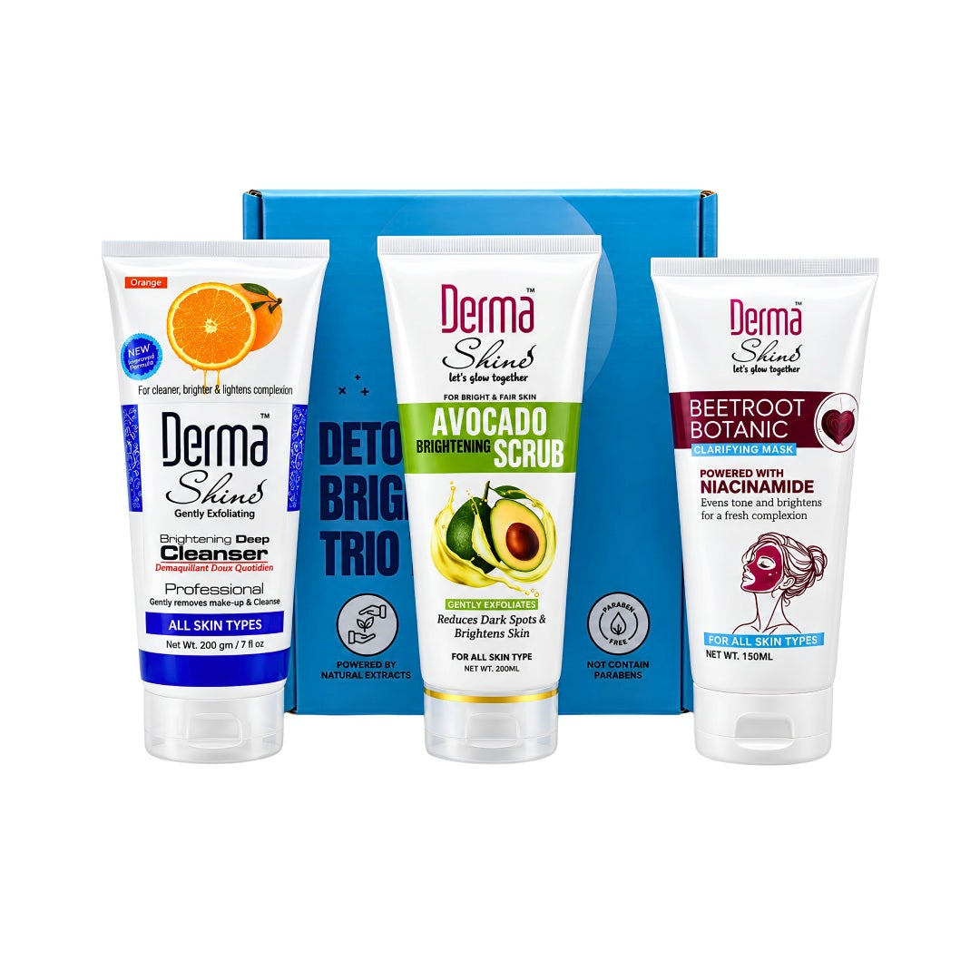 Derma Shine Brightening & Detox Trio Box
