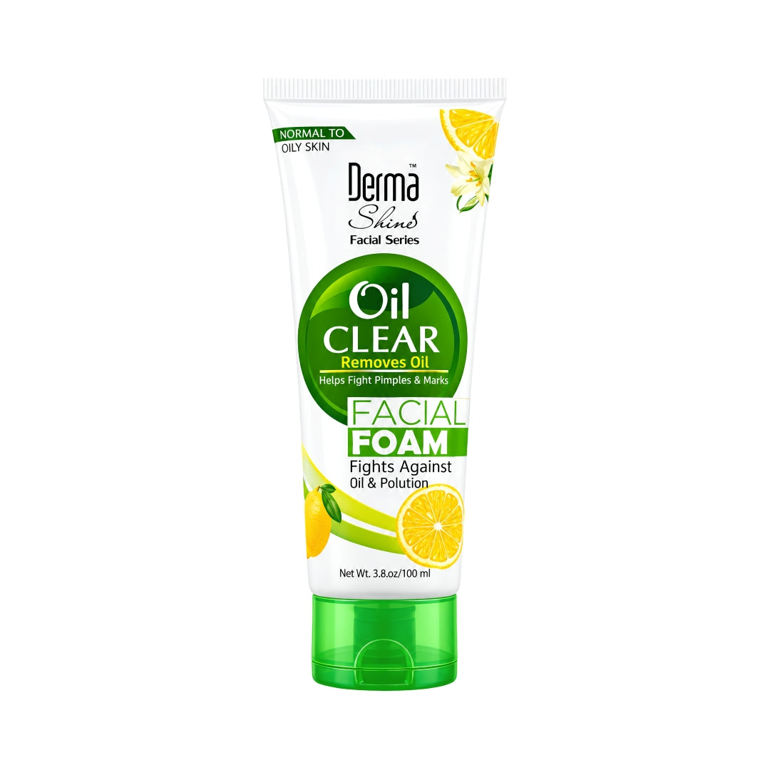 Derma Shine Oil Clear Facial Foam 100ml - Lipcara