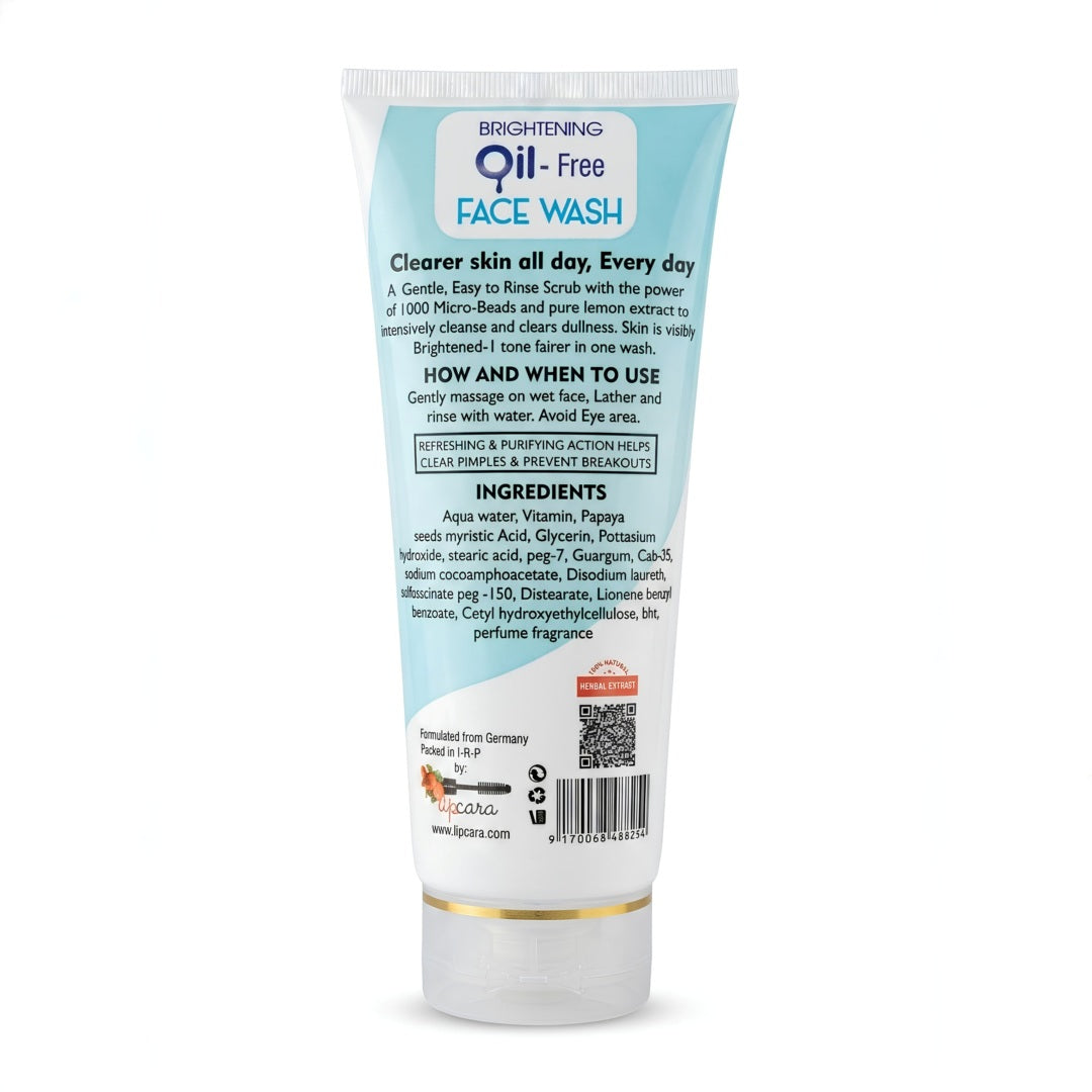 Derma Shine Oil Free Foaming Face Wash - Lipcara