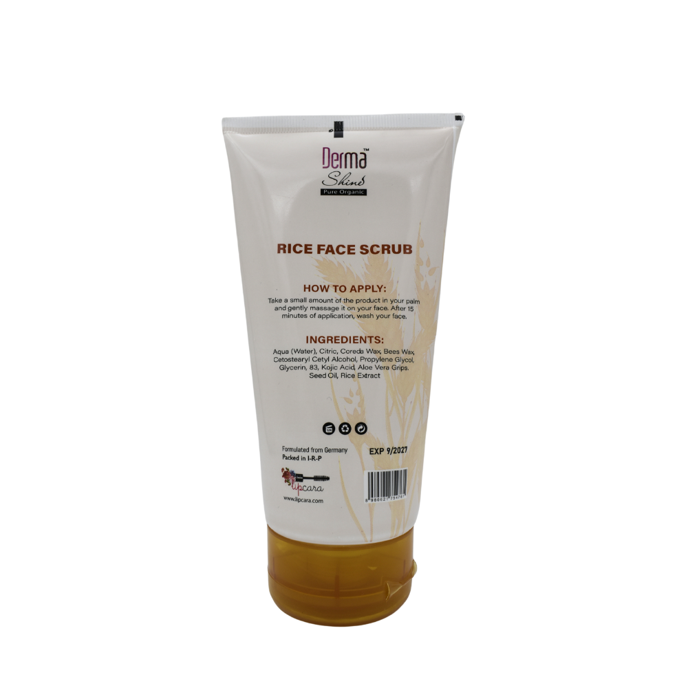 Derma Shine Rice Face Scrub - Lipcara