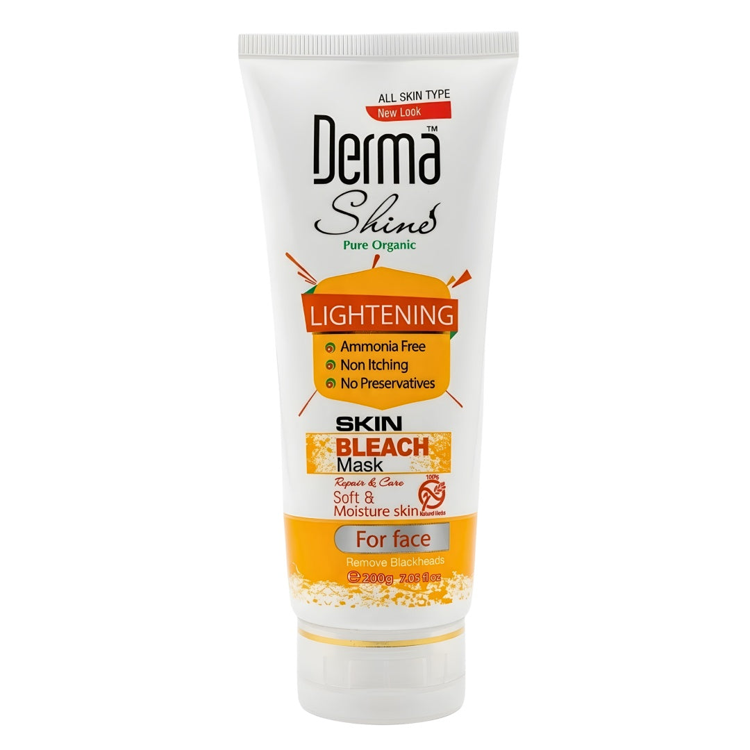 Derma Shine Skin Lightening Face Bleach Mask - Lipcara