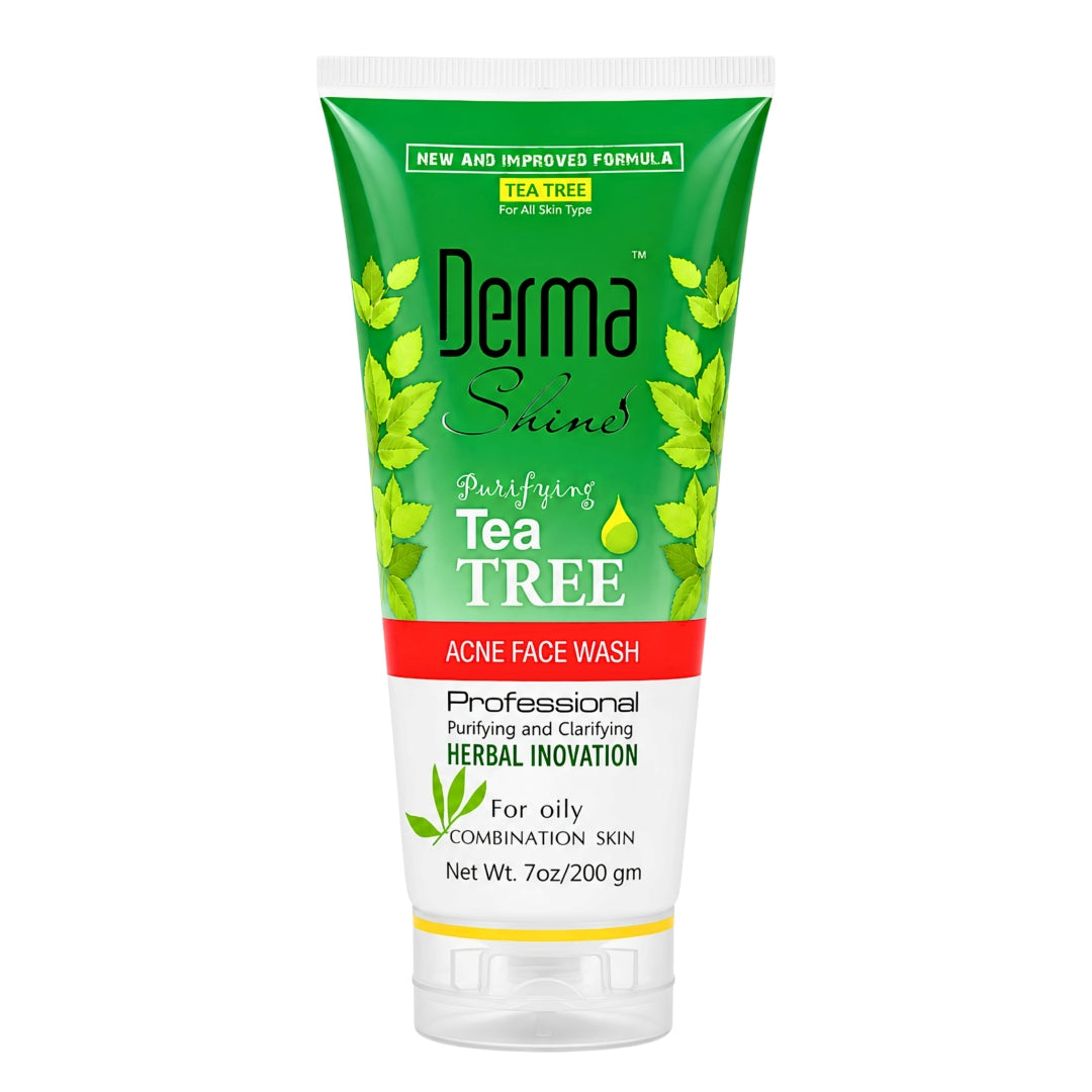 Derma Shine Tea Tree Acne Face Wash - Lipcara