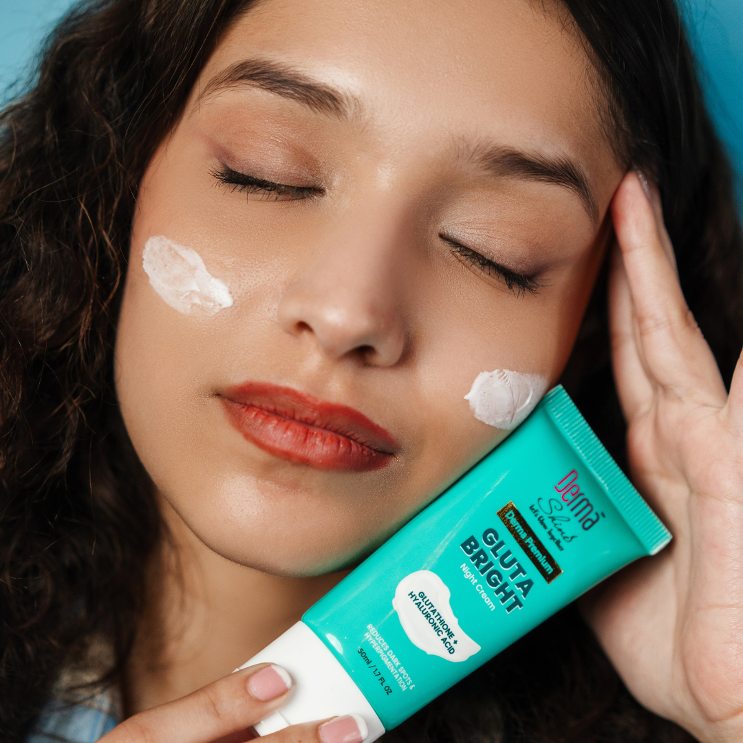 D Premium Gluta Bright Night Cream - Lipcara