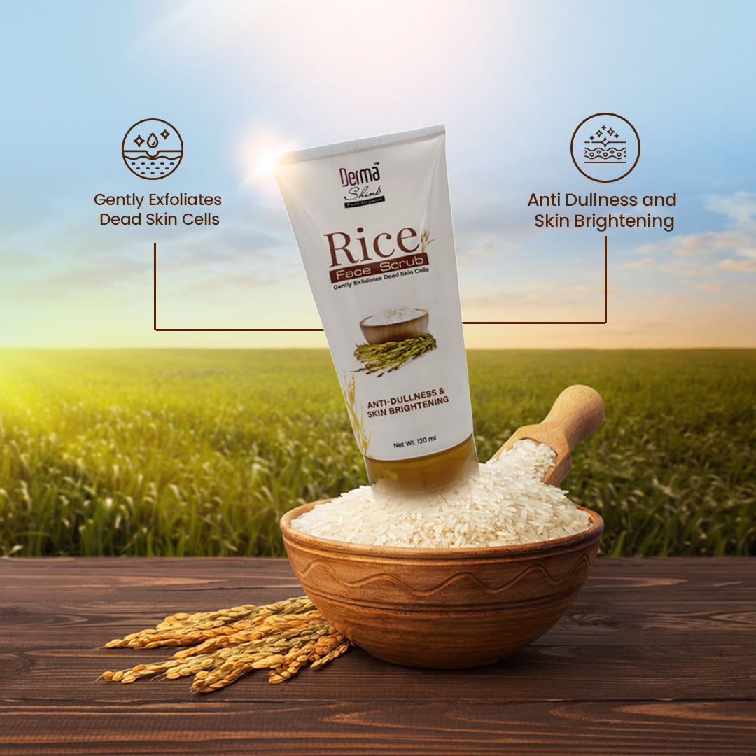Derma Shine Rice Face Scrub - Lipcara