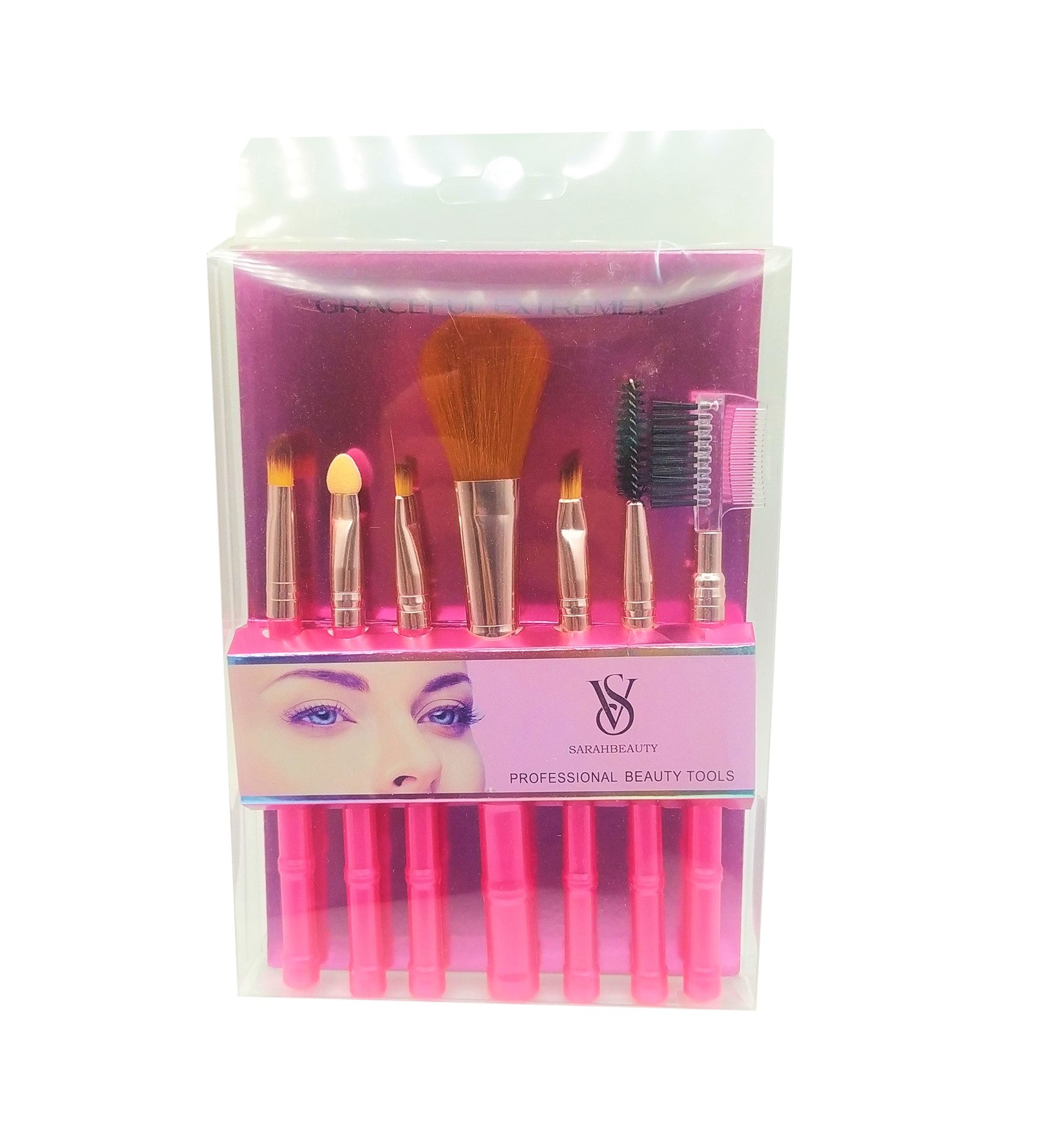 VS SARAHBEAUTY MAKEUP BRUSH SET - 7 PIECES - Lipcara