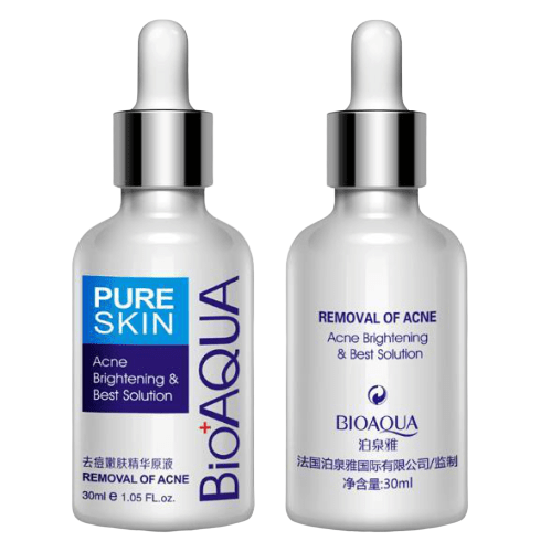 Acne PURE SKIN Bioaqua Removal Acne Brightening & Best Solution - Lipcara