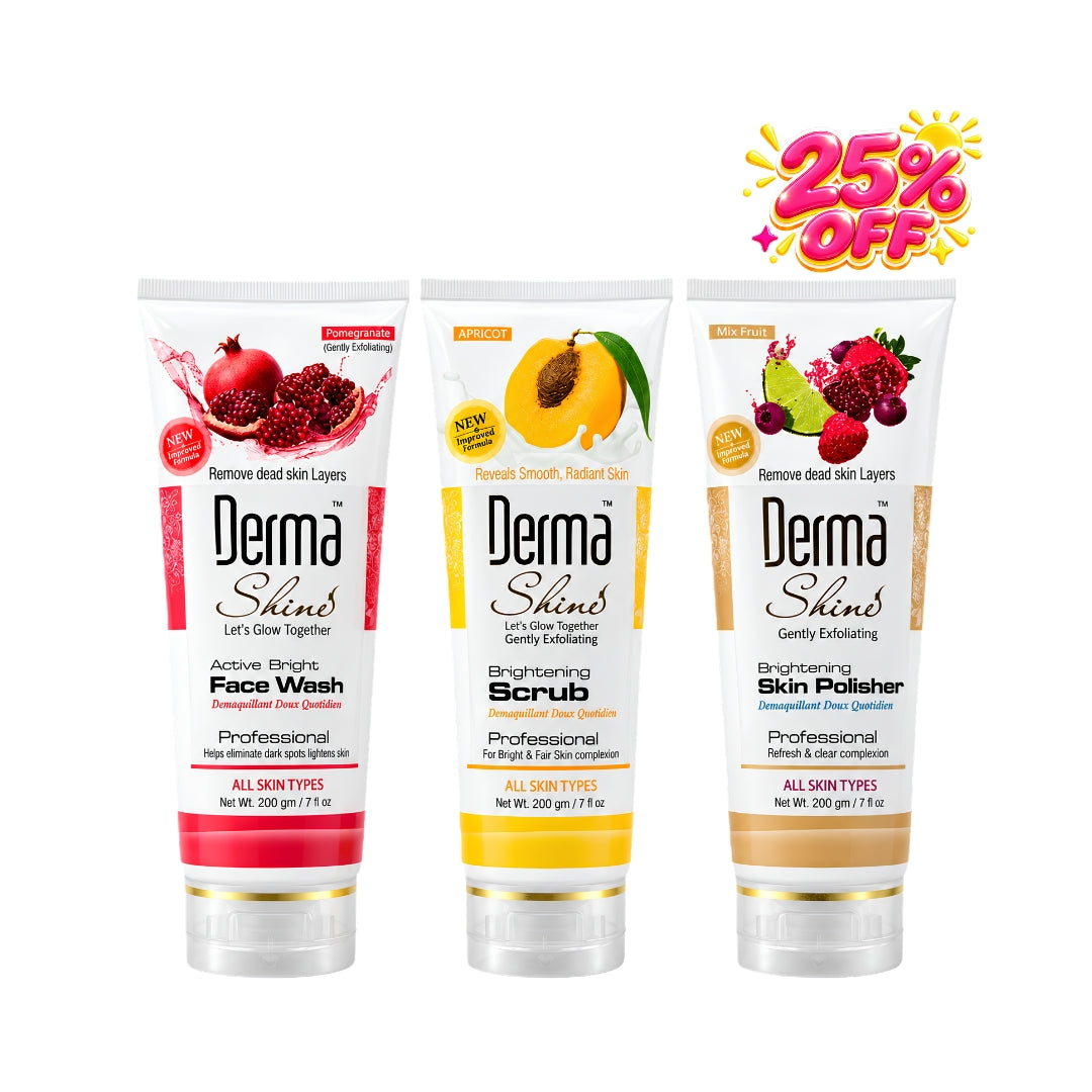 Derma shine Glow Trio 200g - Lipcara