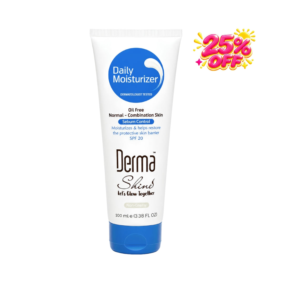 Derma Shine Daily Moisturizer Oil Free For Normal - Combination Skin - Lipcara