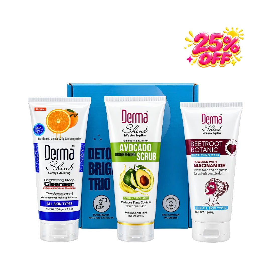 Derma Shine Brightening & Detox Trio Box