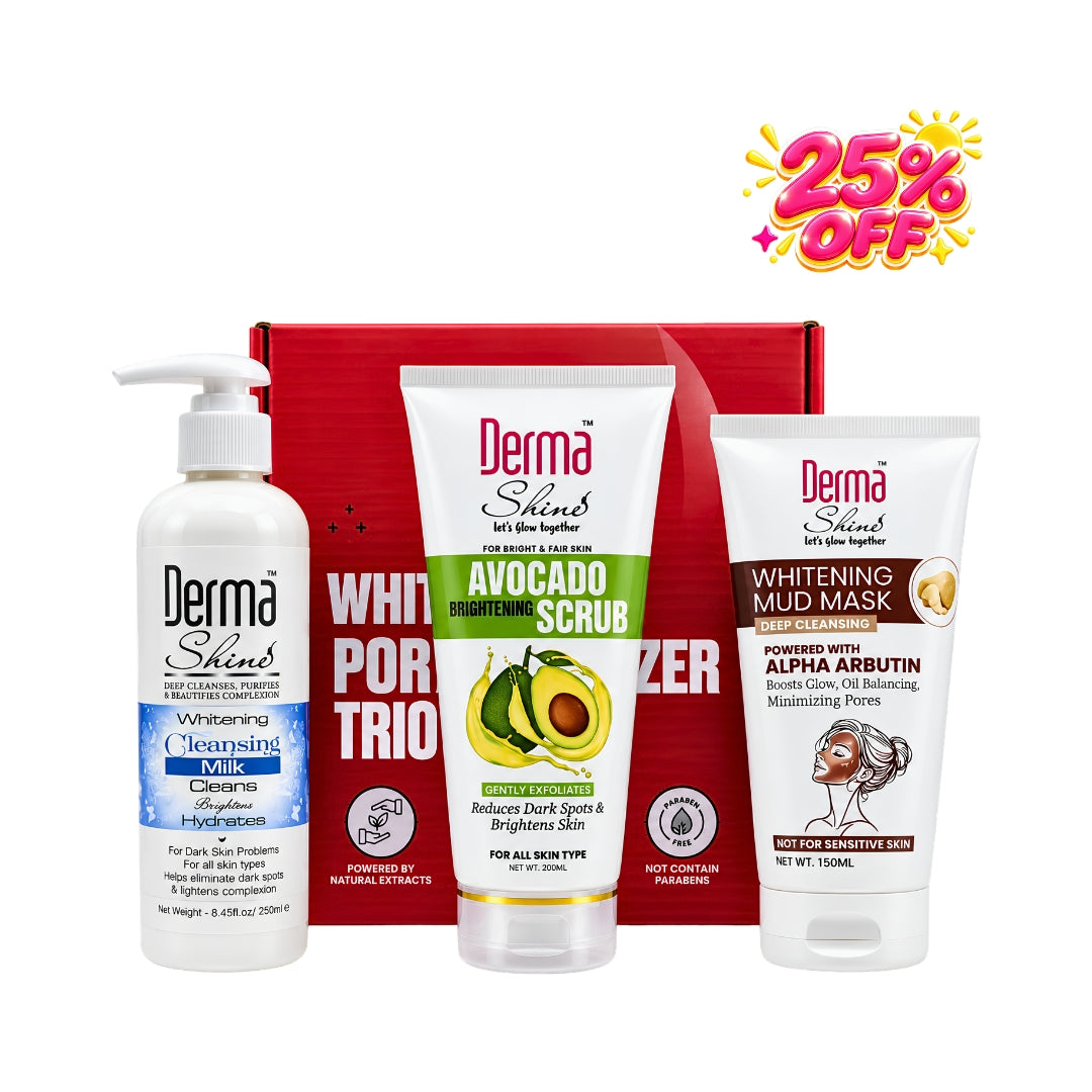 Derma Shine Whitening & Pore Minimizer Trio - Lipcara
