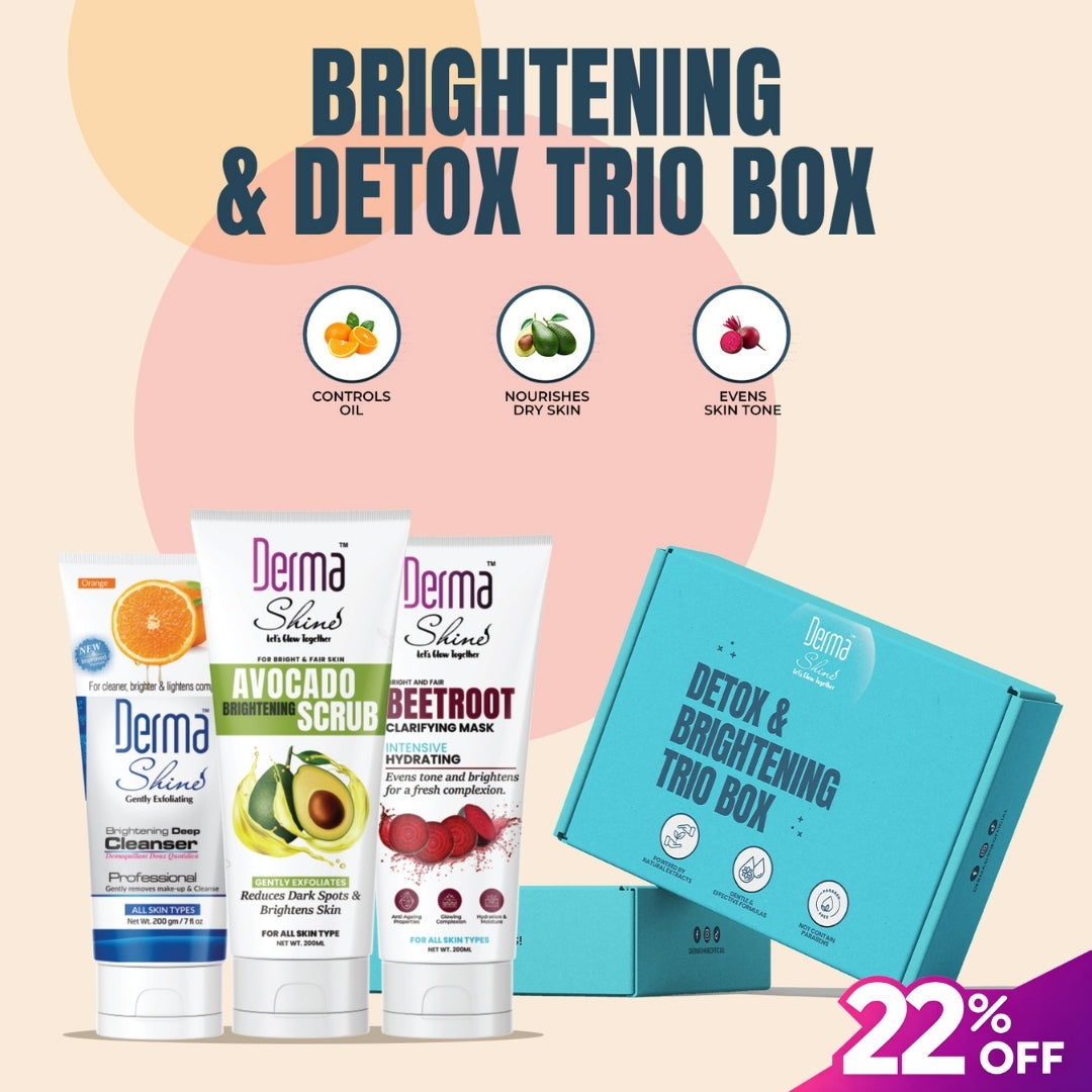 Derma Shine Brightening & Detox Trio Box - Lipcara