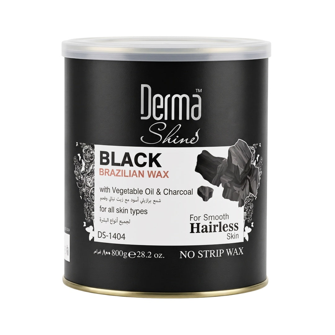Derma Shine Black Brazilian Wax - 800 G - Lipcara