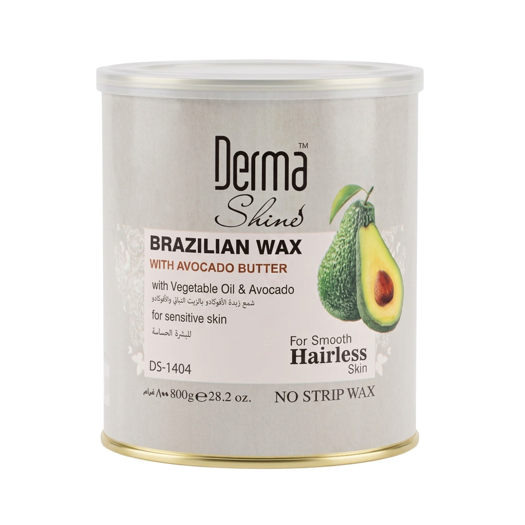 Derma Shine Brazilian Wax With Avocado Butter - 800 G - Lipcara