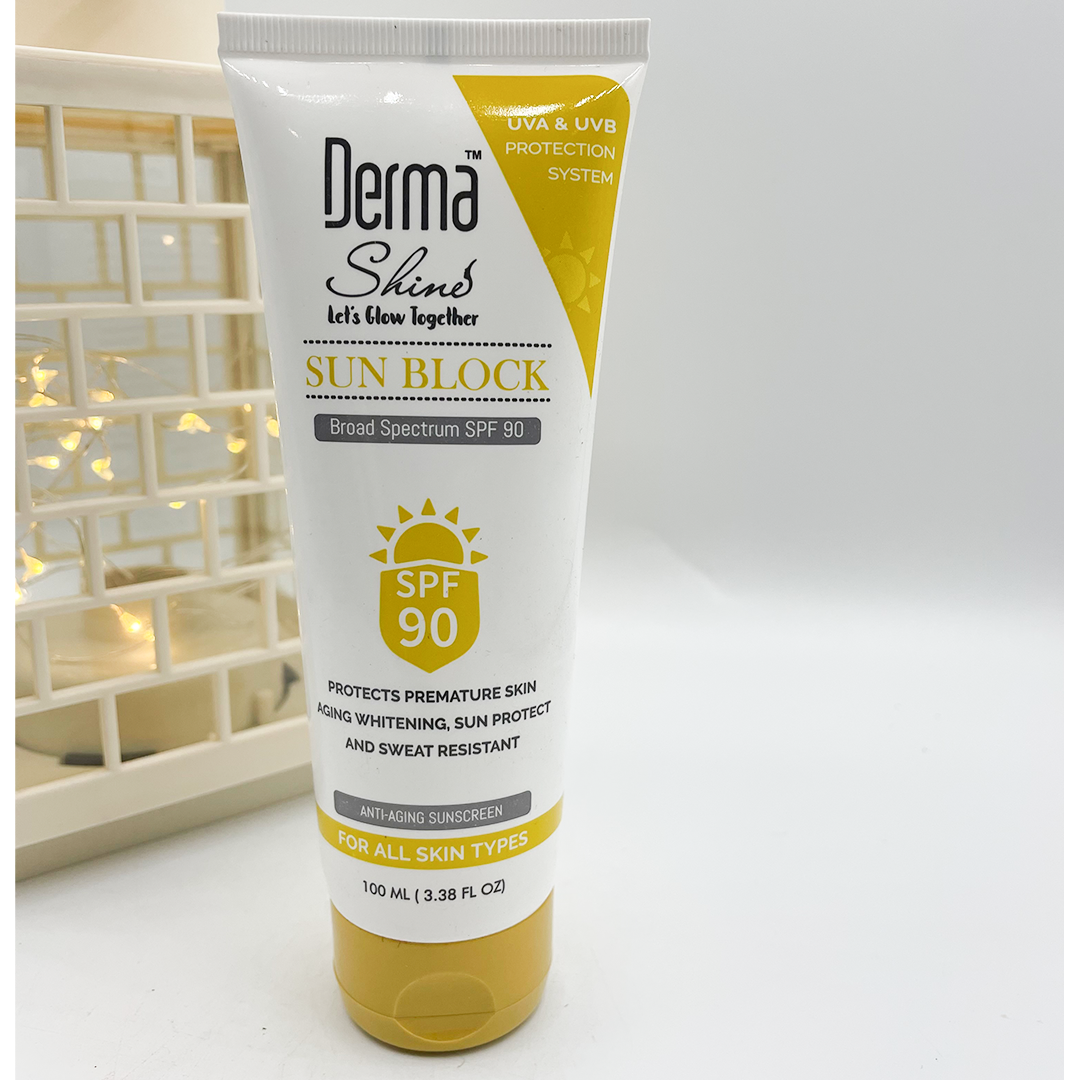 Derma Shine Sunblock SPF 90 100ml - Lipcara