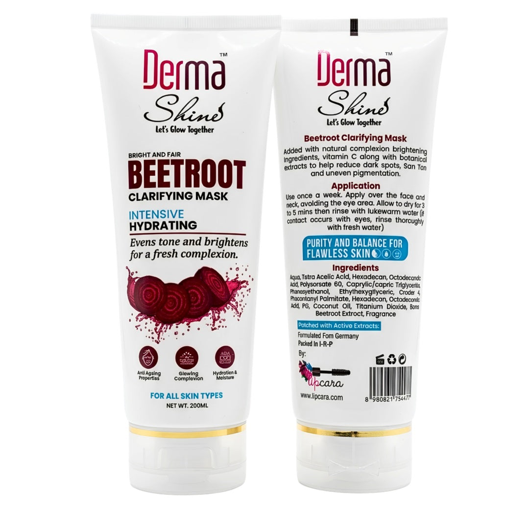 Derma Shine Beetroot Clarifying Mask - Lipcara