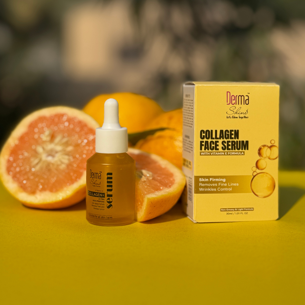 Derma Shine Collagen Face Serum With Vitamin E Formula 30ml - Lipcara