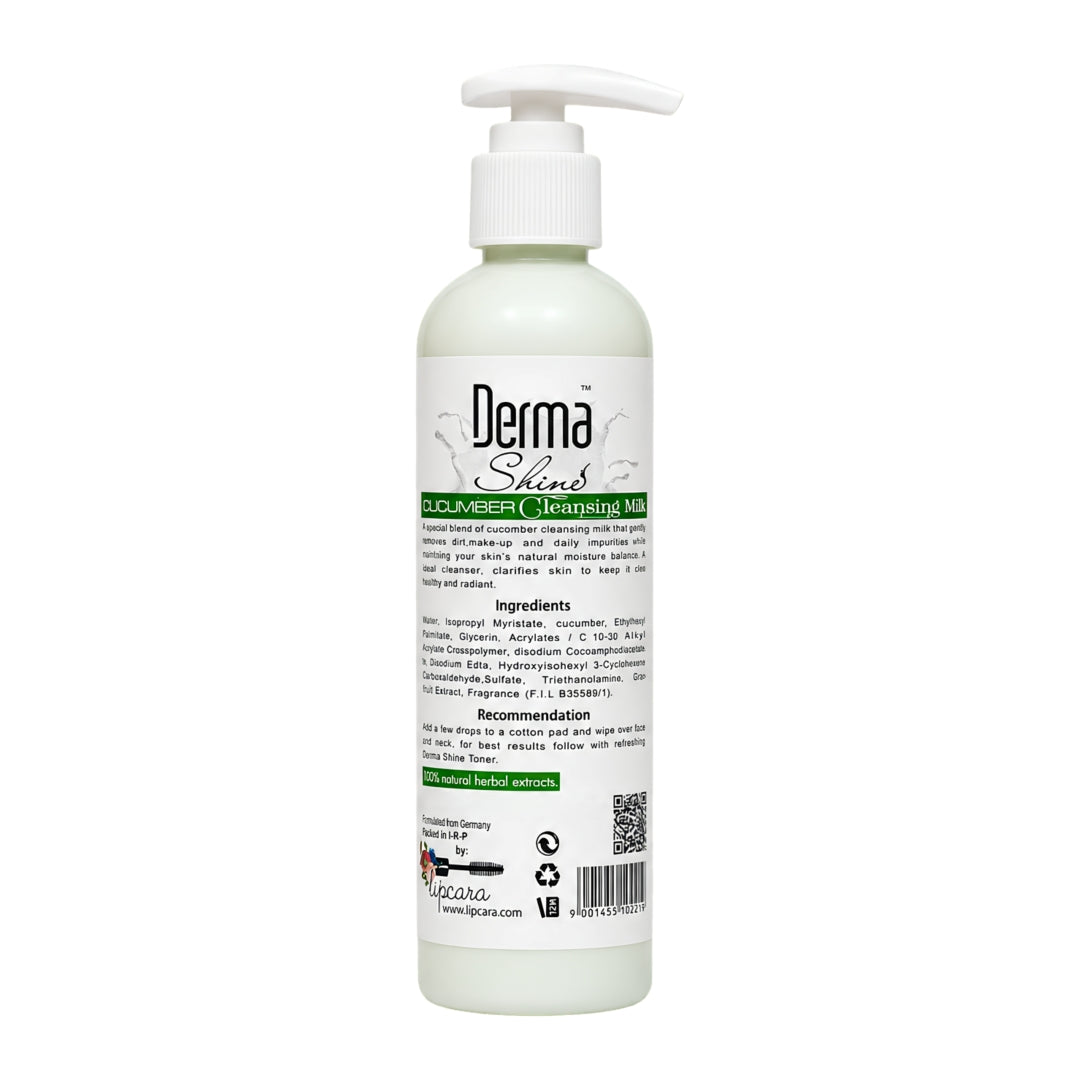 Derma Shine Cucumber Cleansing Milk - Lipcara