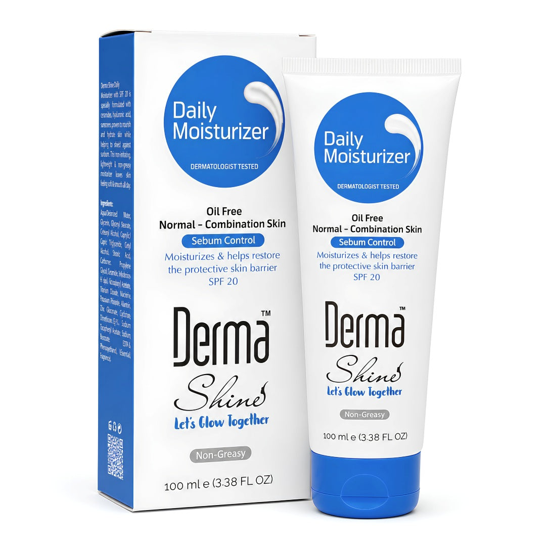 Derma Shine Daily Moisturizer Oil Free For Normal - Combination Skin - Lipcara