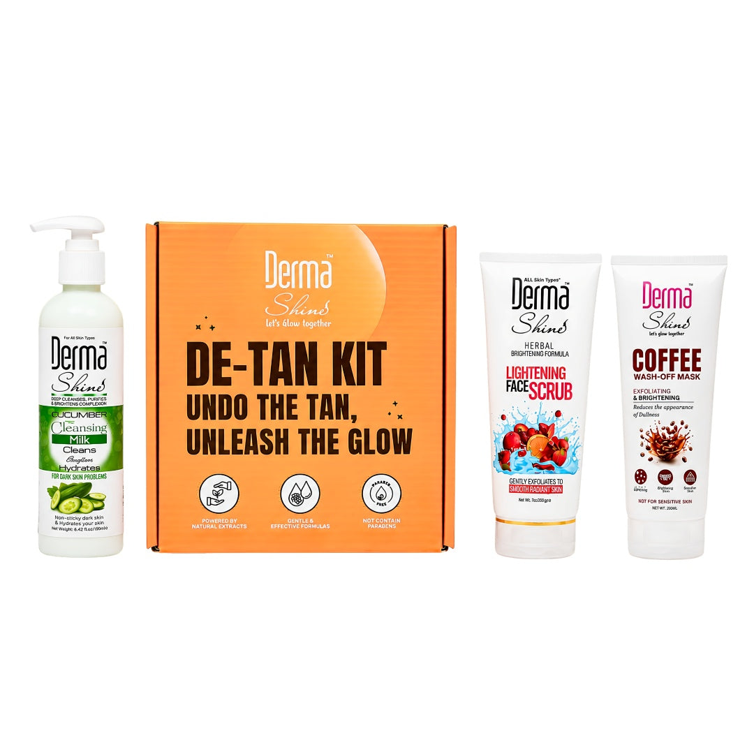 Derma Shine De-Tan Trio Kit - Lipcara