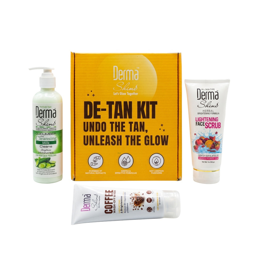 Derma Shine De-Tan Trio Kit - Lipcara