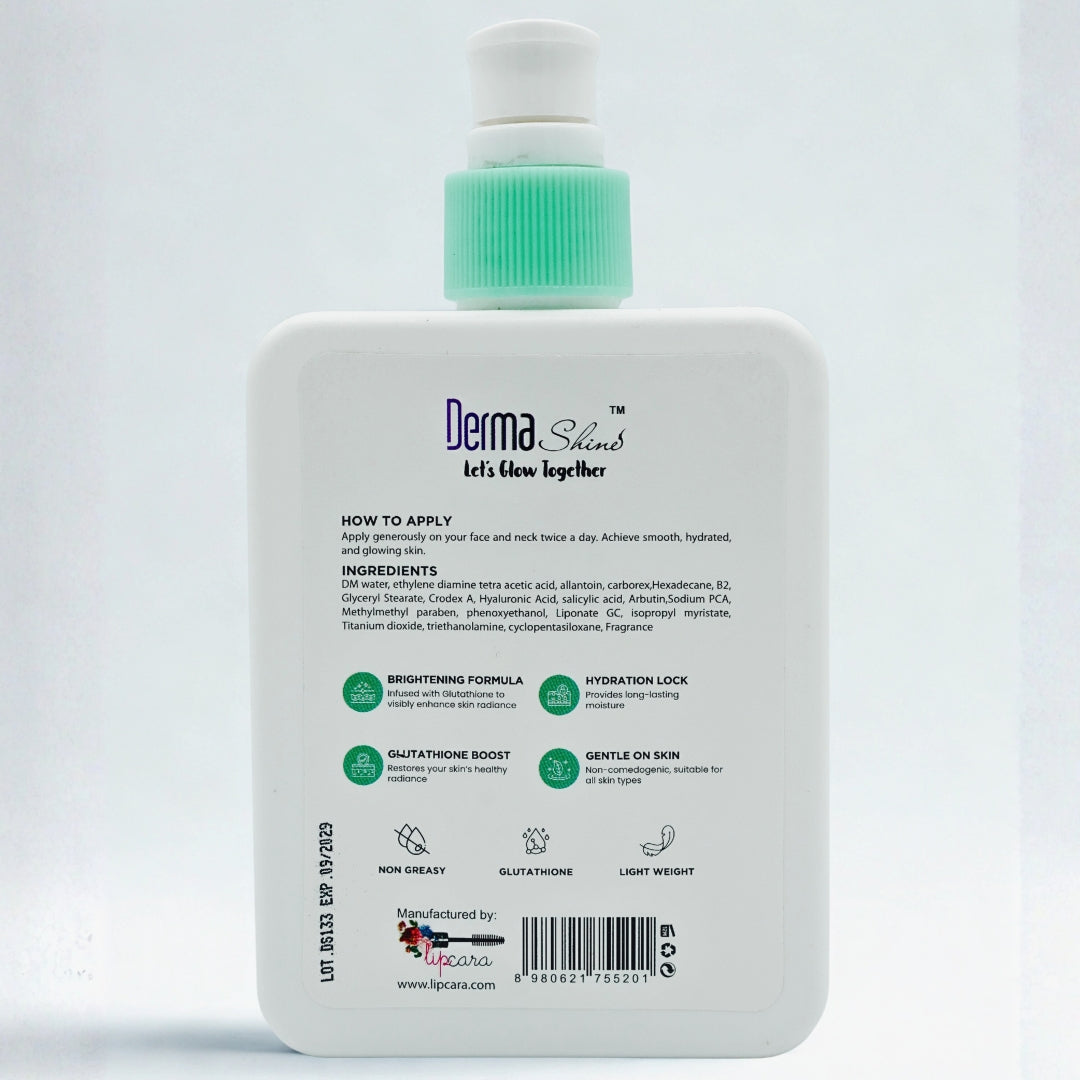 Derma Shine Gluta Bright Lotion 200ml - Lipcara