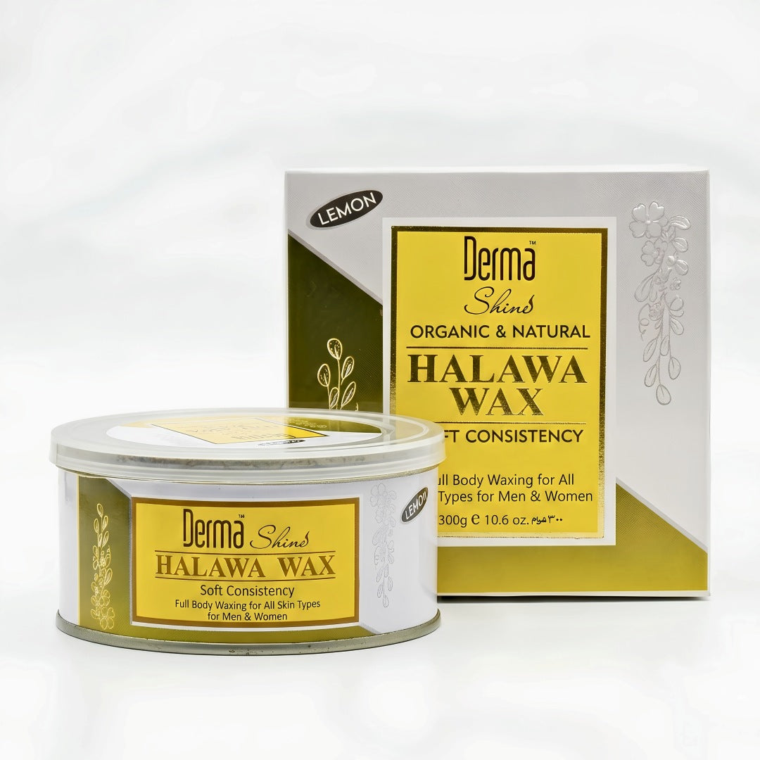 Derma Shine Organic & Natural Halawa Wax Honey & Lemon - Lipcara