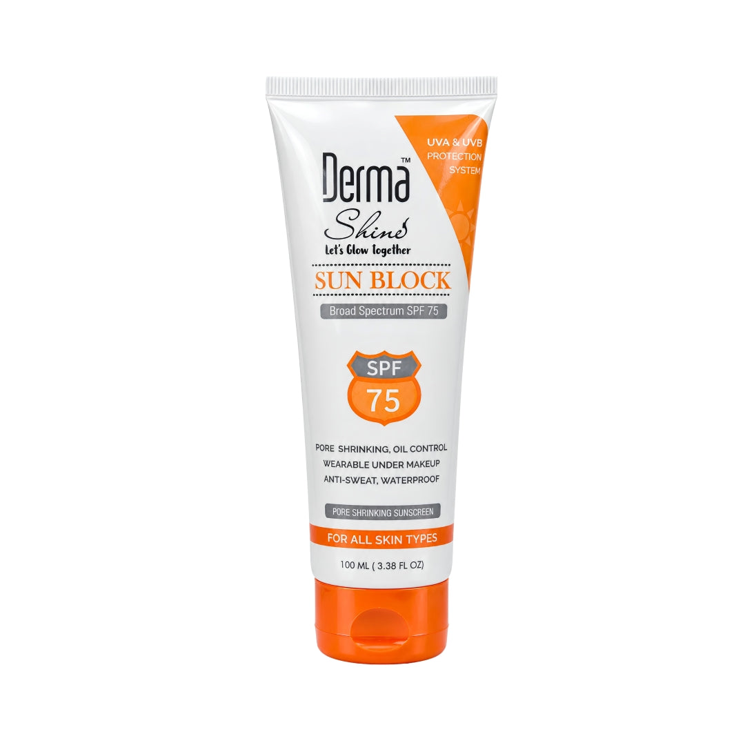 Derma Shine Sunblock SPF 75 100ml - Lipcara