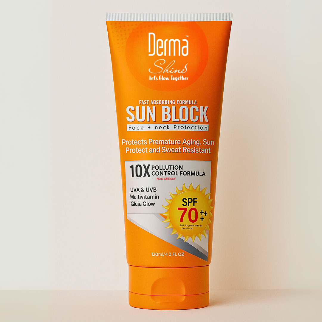 Derma Shine Sunblock SPF 70 Face & Neck – Lipcara