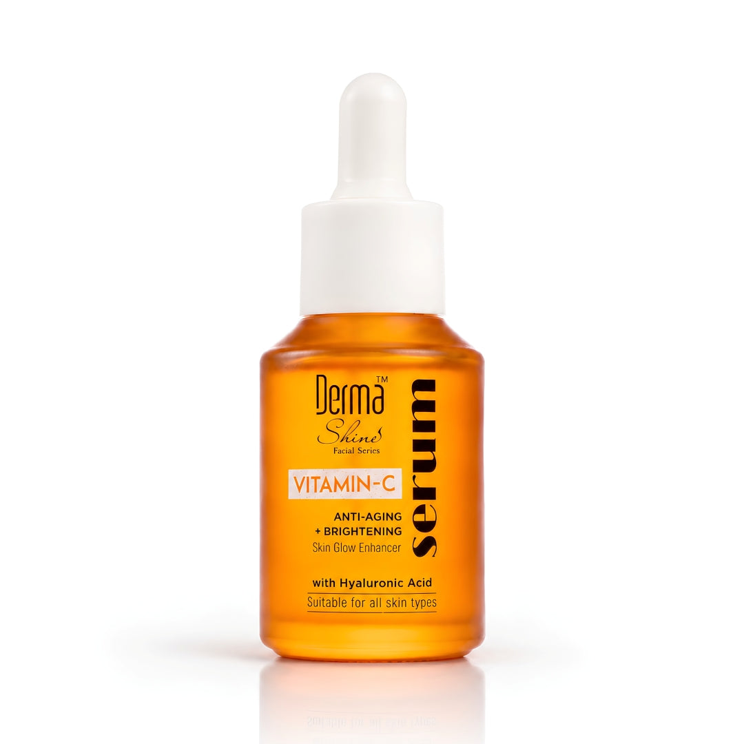 Derma Shine Vitamin C Face Serum With Hyaluronic Acid 30ml - Lipcara