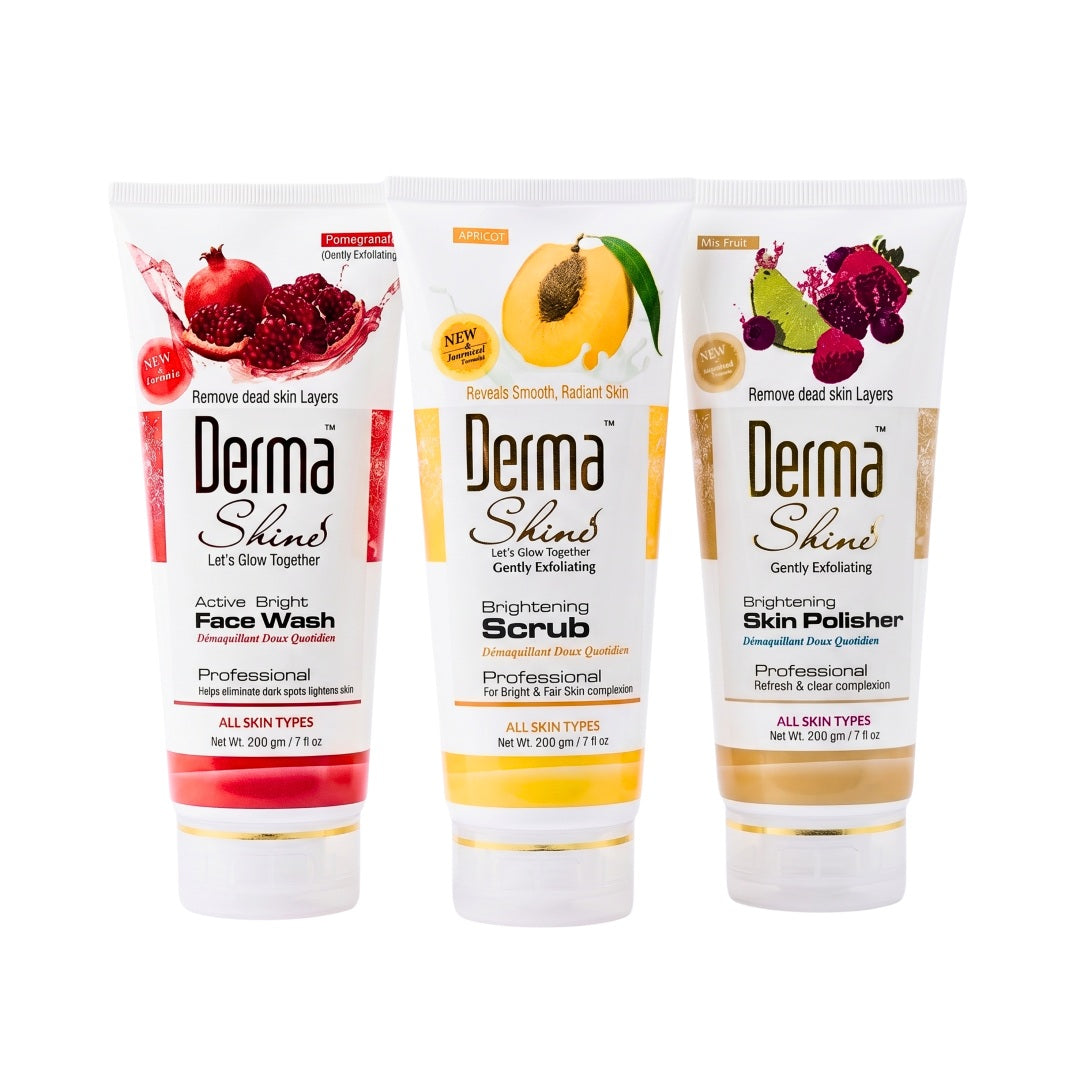 Derma shine Glow Trio 200g - Lipcara