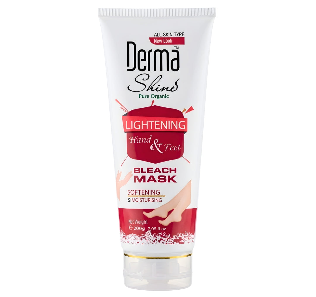 Derma Shine Hand and Feet Lightening Bleach Mask - Lipcara