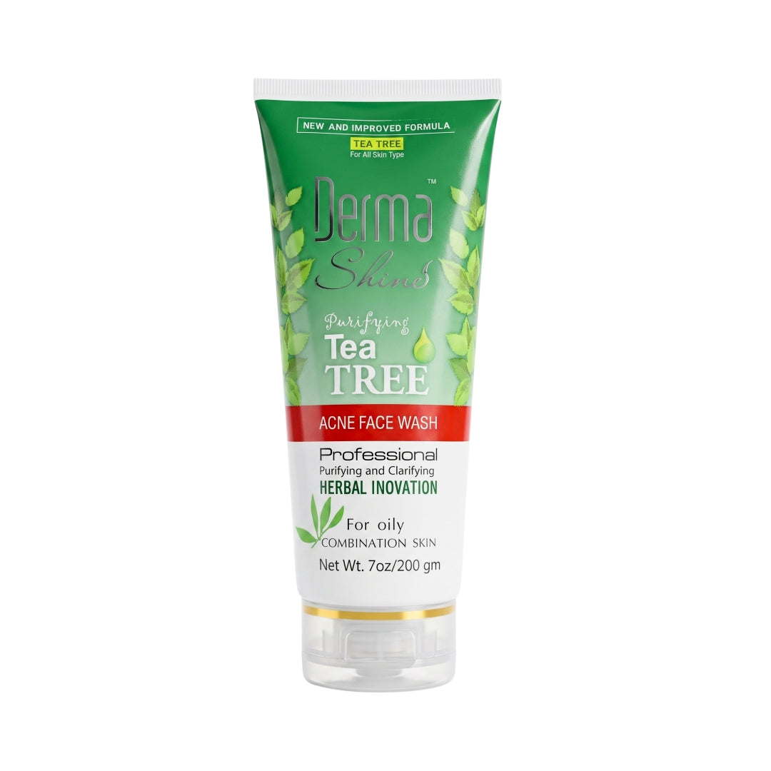 Derma Shine Tea Tree Acne Face Wash - Lipcara