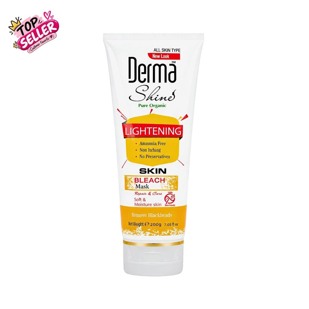 Derma Shine Skin Lightening Face Bleach Mask - Lipcara