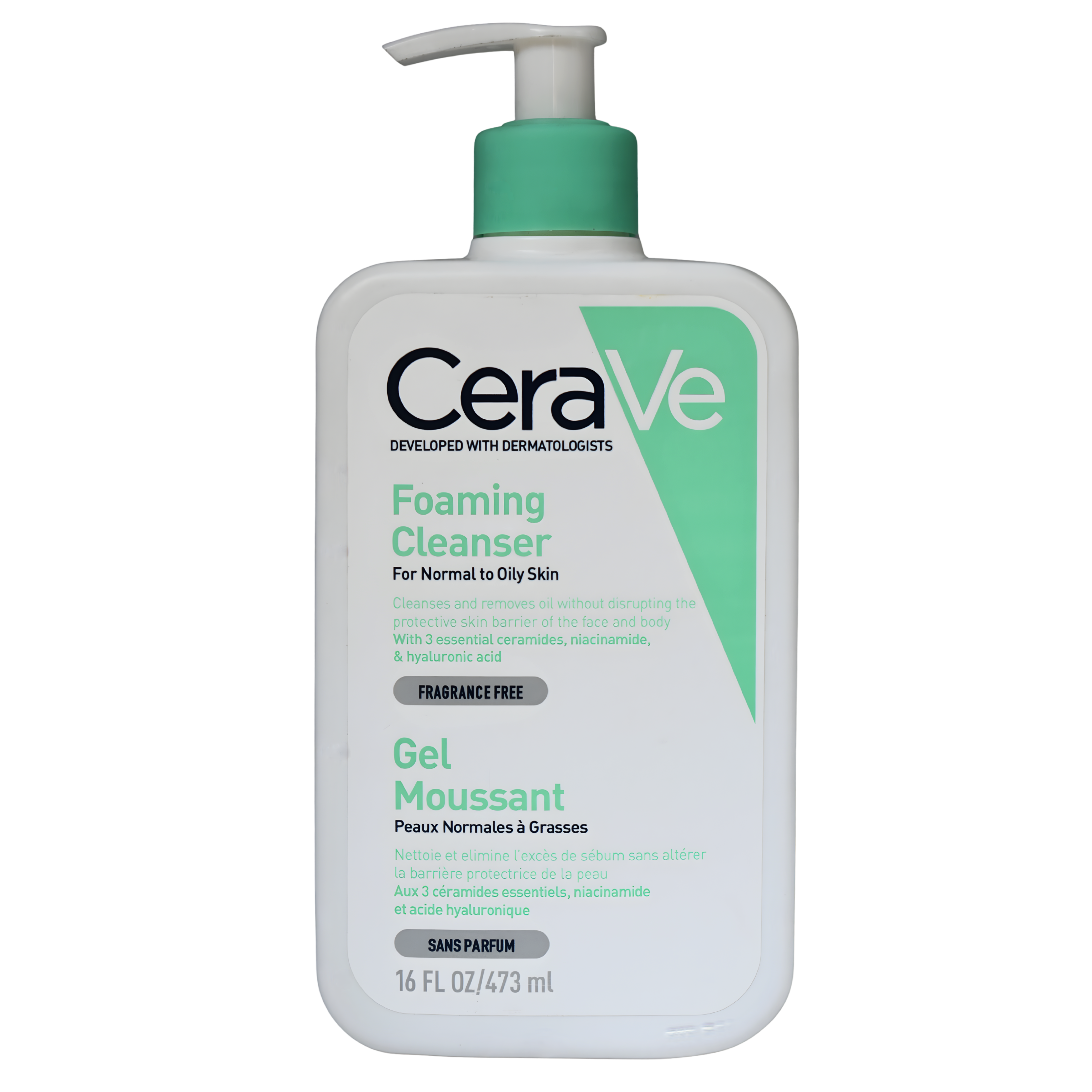 Cerave Foaming Cleanser Gel Moussant 473ml - Lipcara