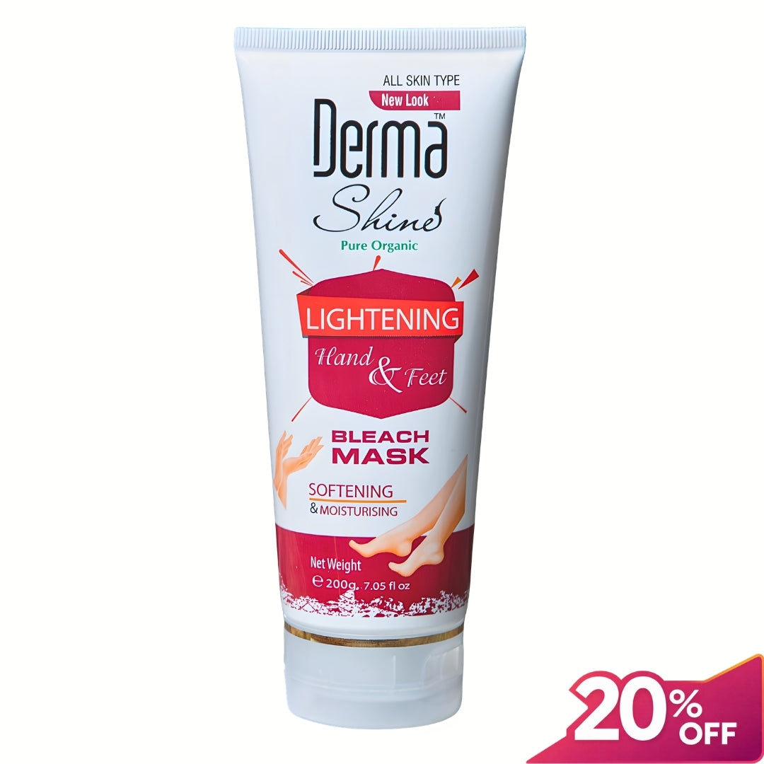 Derma Shine Hand and Feet Lightening Bleach Mask