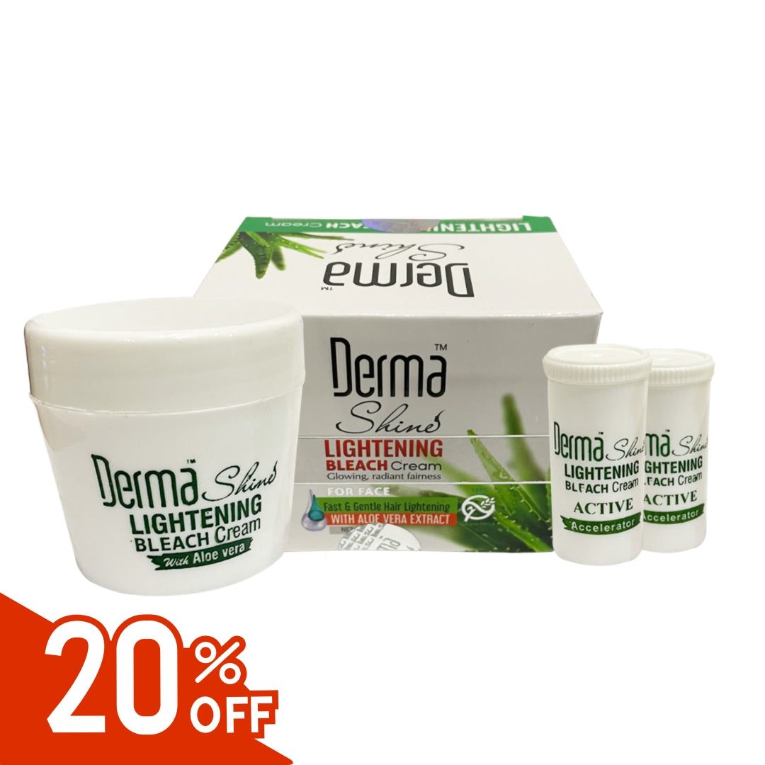 Derma Shine Hair Lightening Bleach Cream 60gm - Lipcara