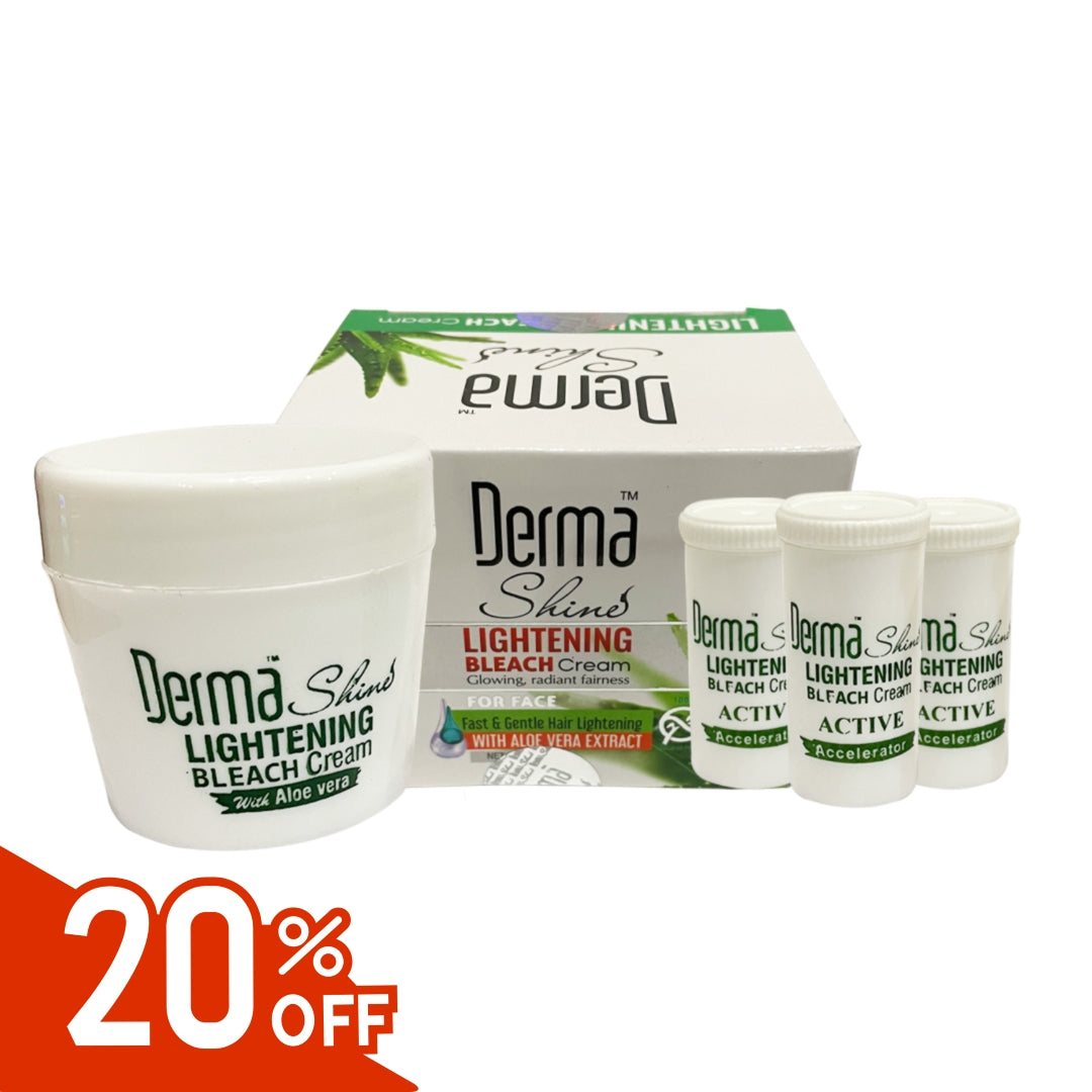 Derma Shine Hair Lightening Bleach Cream 90gm - Lipcara