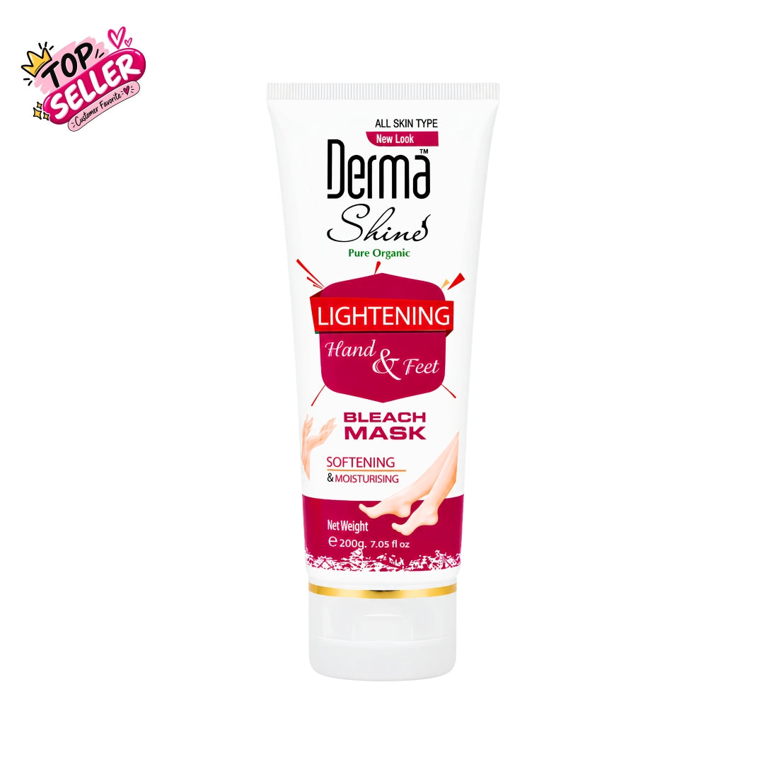 Derma Shine Hand and Feet Lightening Bleach Mask - Lipcara