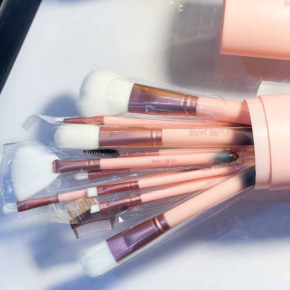Pure Jane Makeup Brushes Set 12 Pieces Set - Lipcara