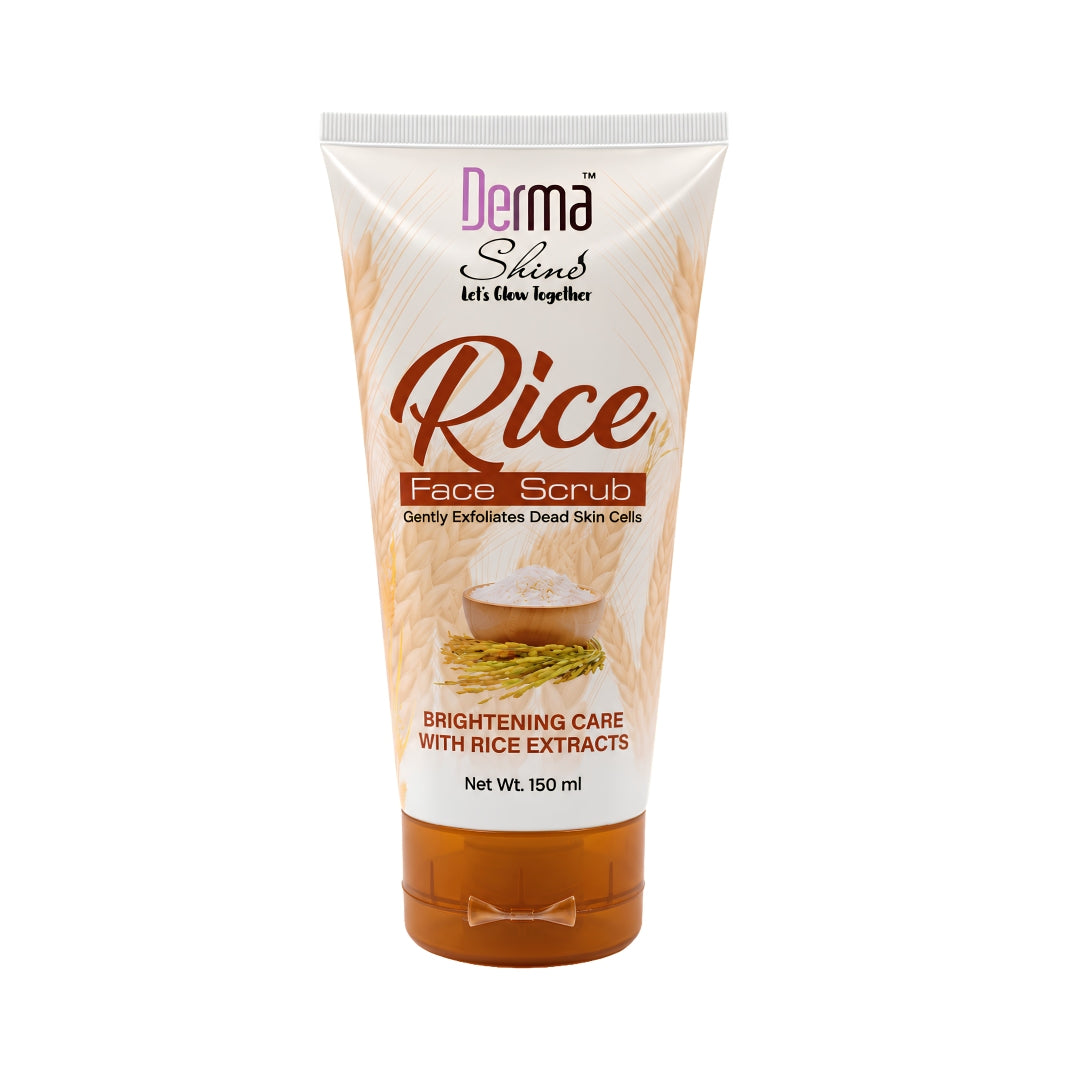 Derma Shine Rice Face Scrub 150ml