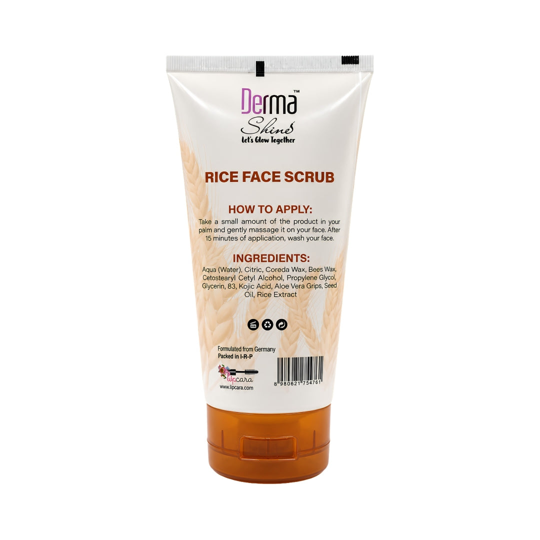 Derma Shine Rice Face Scrub 150ml