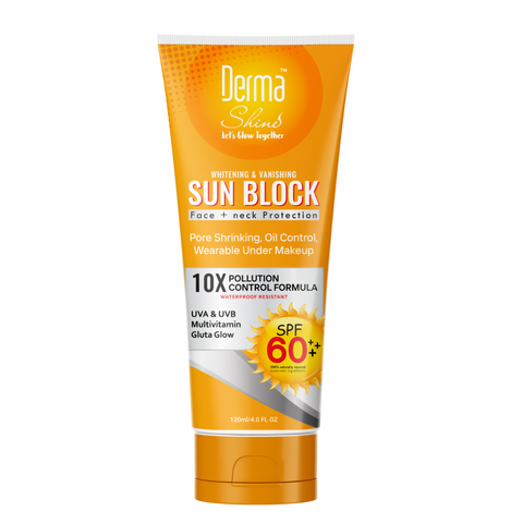 Derma Shine Sunblock SPF 60 Face & Neck