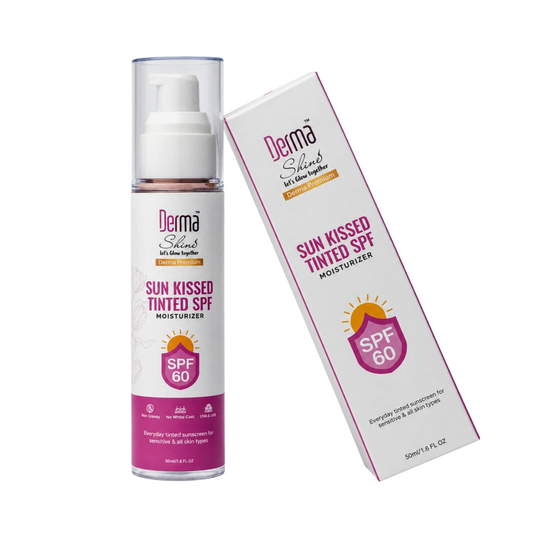 D Premium Sun Kissed Tinted SPF 60 Moisturizer – 50ml - Lipcara