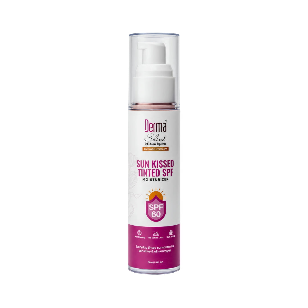 D Premium Sun Kissed Tinted SPF 60 Moisturizer – 50ml - Lipcara